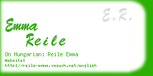 emma reile business card